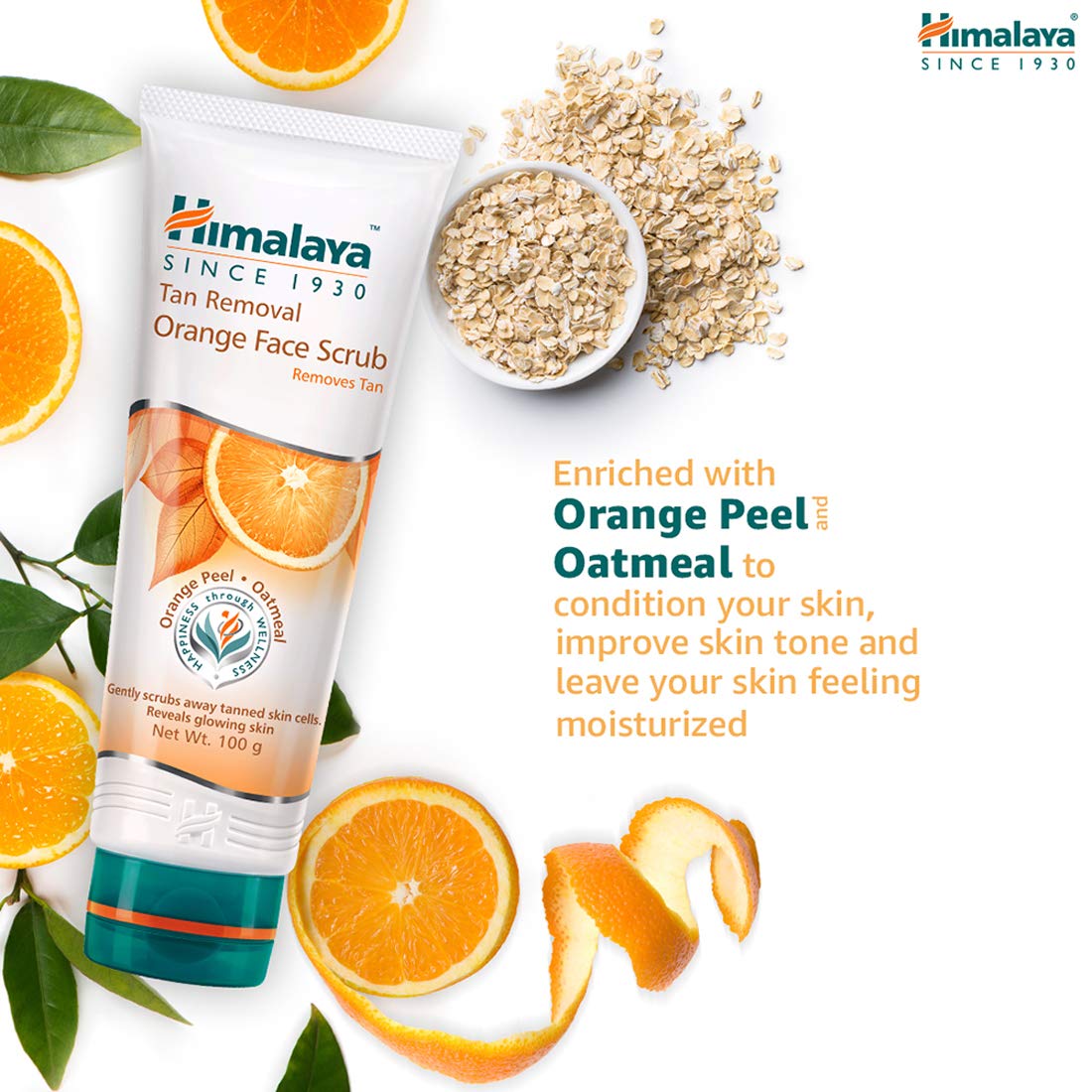Himalaya Tan Removal Orange Face Scrub, 50g – view 3