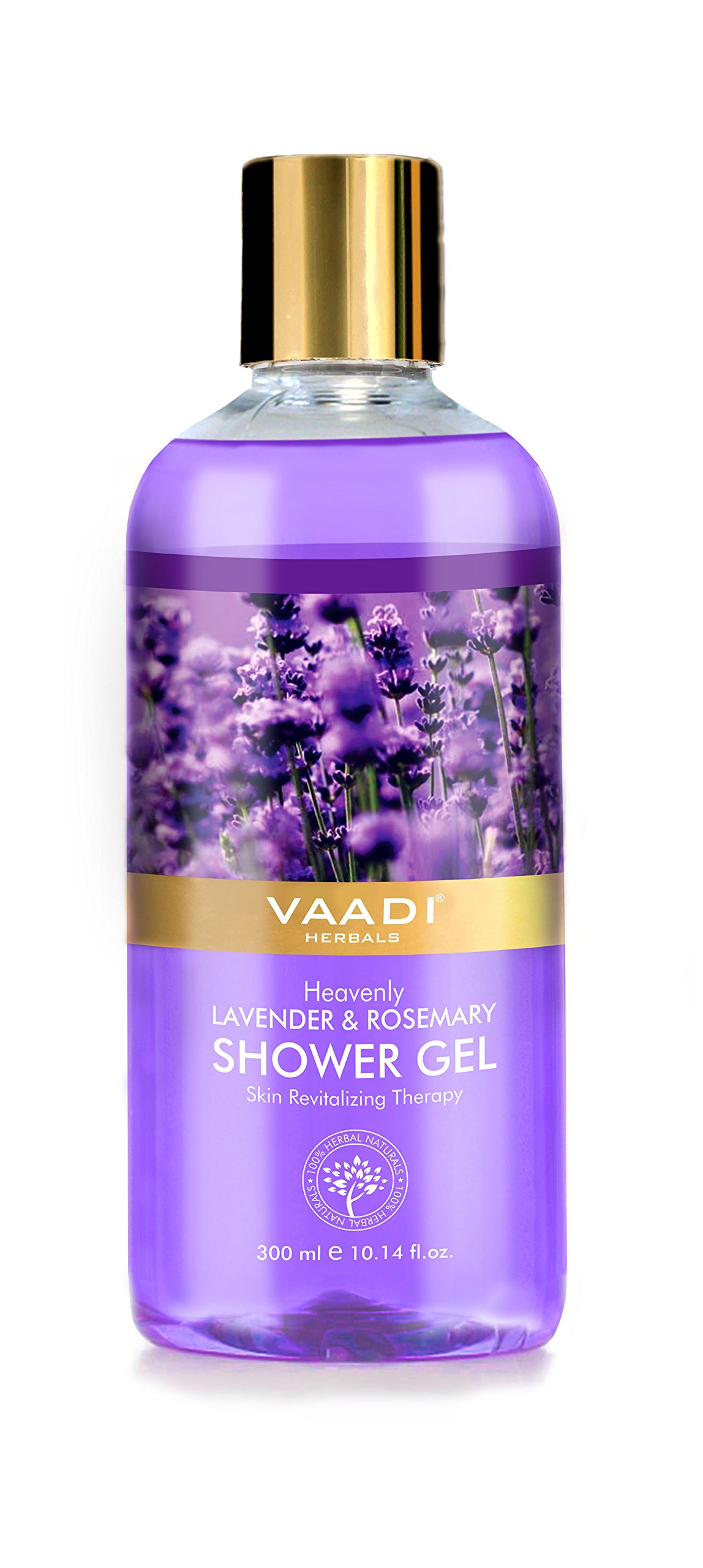 Vaadi Herbals Shower Gel, Heavenly Lavender and Rosemary, 300ml – view 2