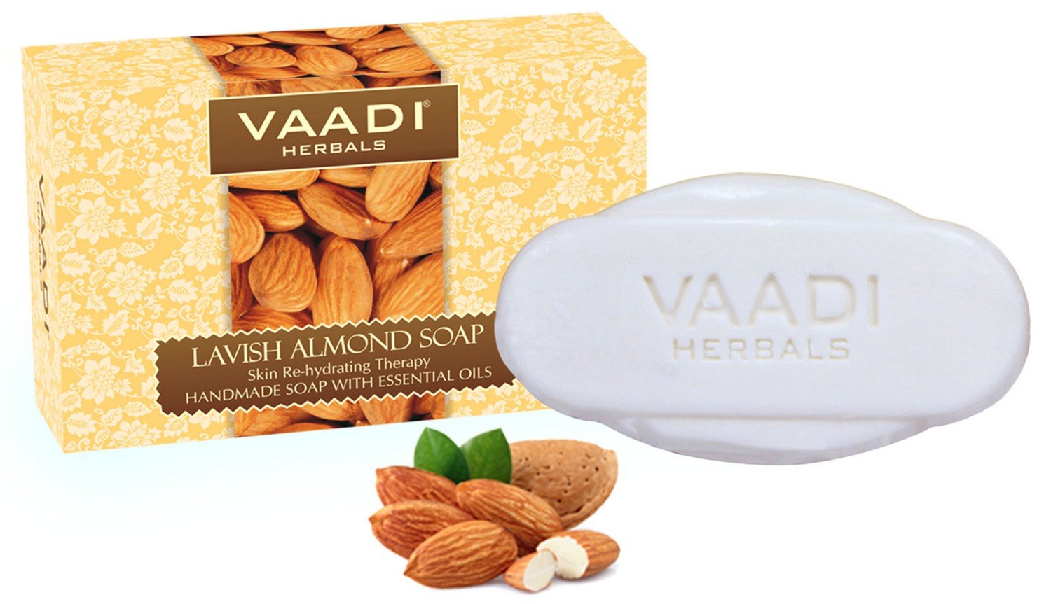 Vaadi Herbals Lavish Almond Soap, 75g – view 2