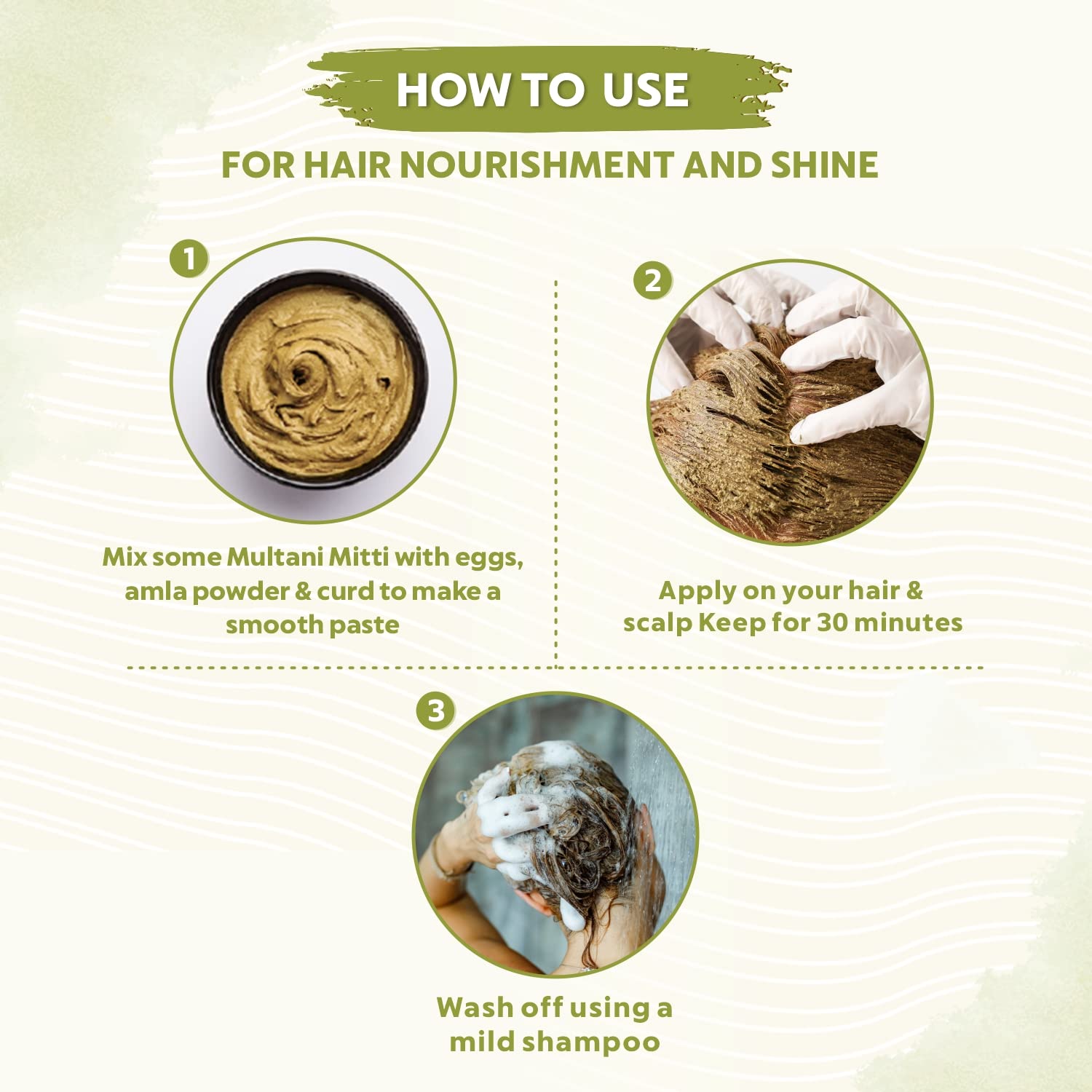 INDUS VALLEY Bio Organic Natural Multani Mitti Powder For Face Pack, Hair Pack, Pure Fuller's Earth For Soft and Glowing Skin, Bentonite Clay - 200g – view 6