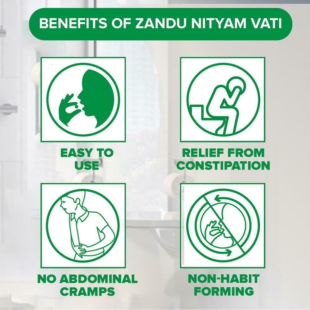 Zandu Nityam Ayurvedic Vati 30 Tablets – view 3