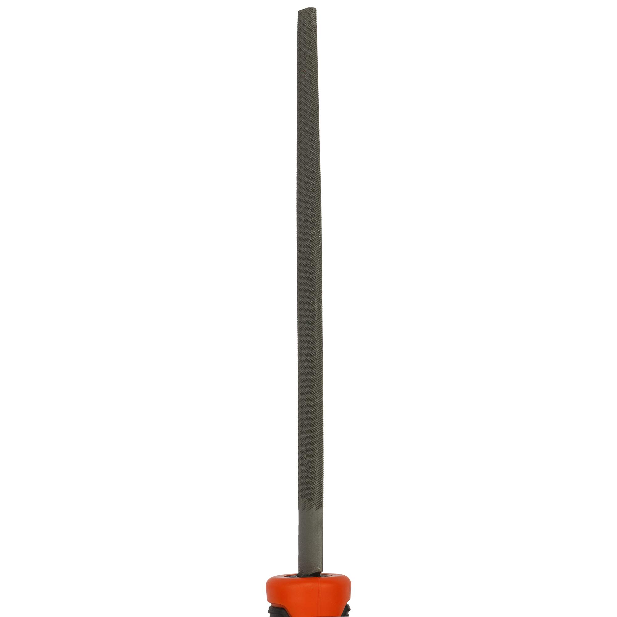 BLACK+DECKER BDHT22146 Steel 200mm 2nd Cut Half Round File (Orange) – view 3