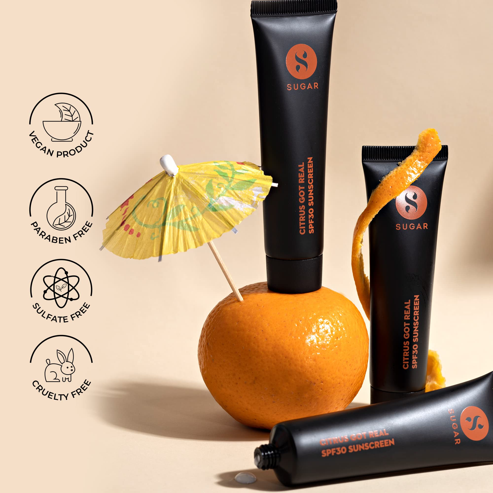 SUGAR Cosmetics Citrus Got Real Sunscreen For All Skin Types Spf30 – view 2