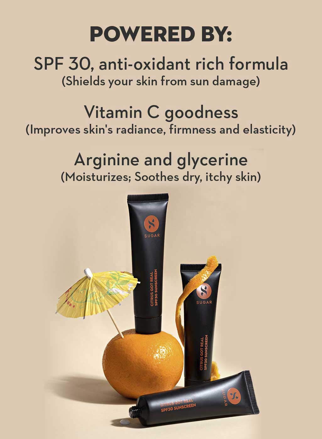 SUGAR Cosmetics Citrus Got Real Sunscreen For All Skin Types Spf30 – view 4