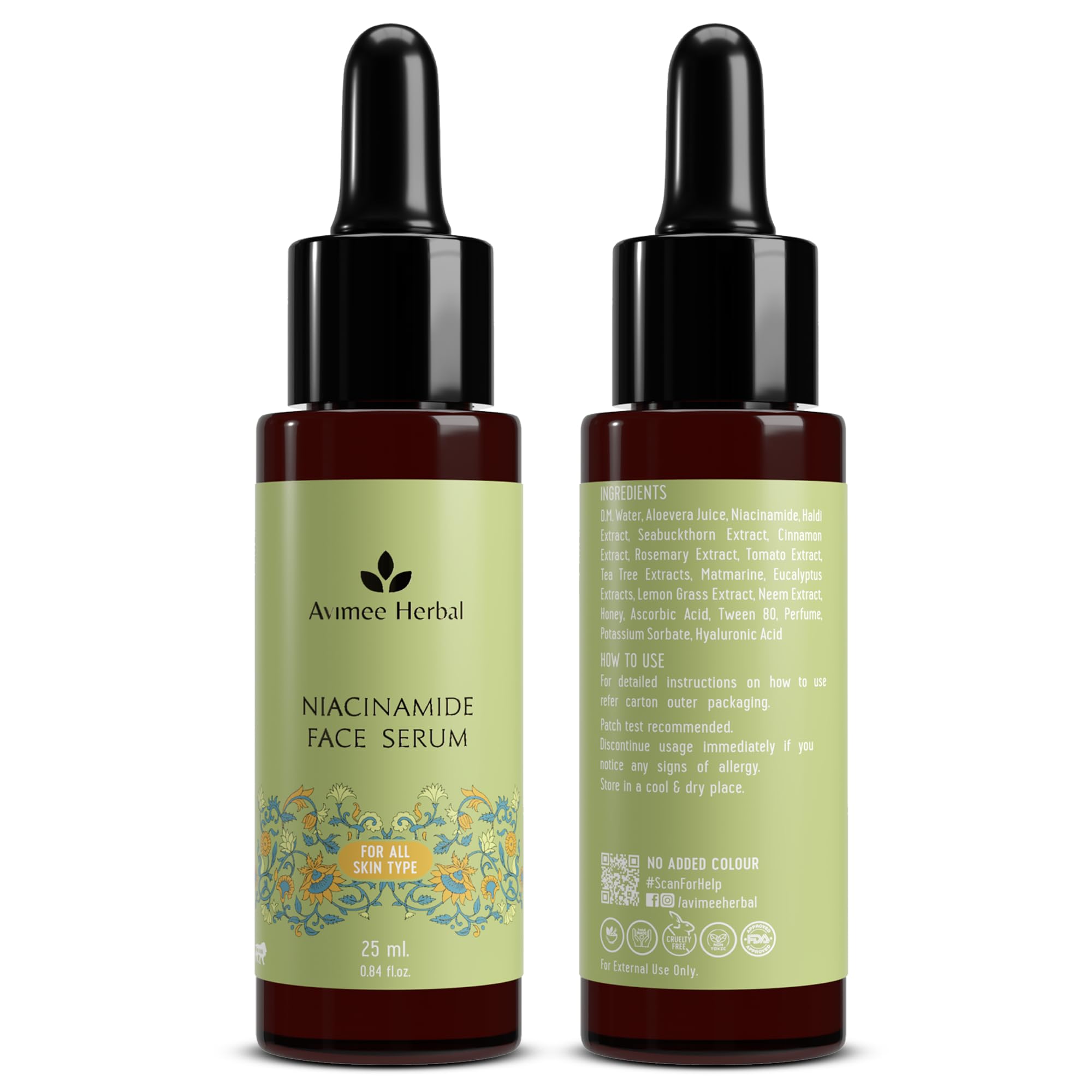 Avimee Herbal 10% Niacinamide Face Serum with Hyaluronic Acid – view 7