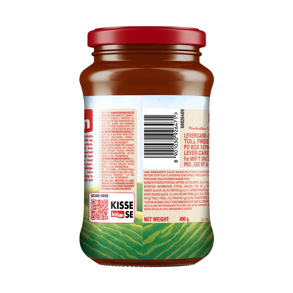 Kissan Mango Jam, 490g Jar – view 2
