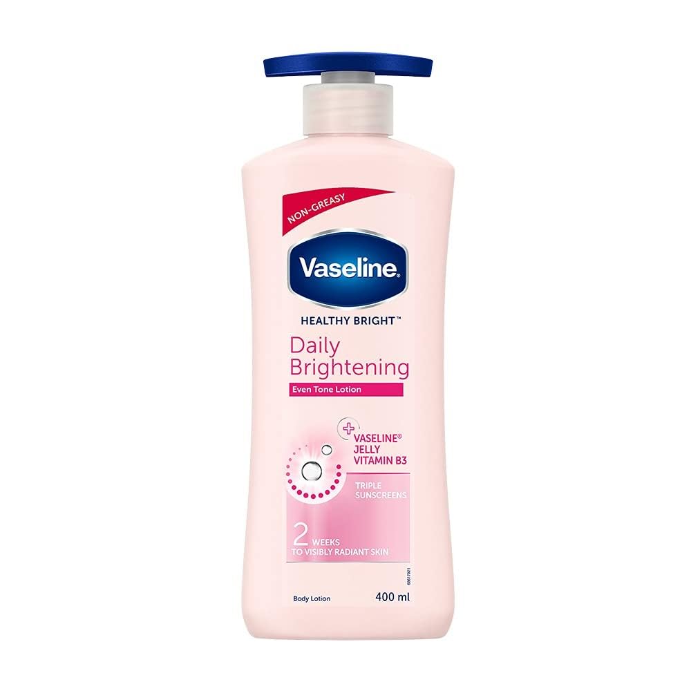 Vaseline body lotion bottle for dry skin daily brightening