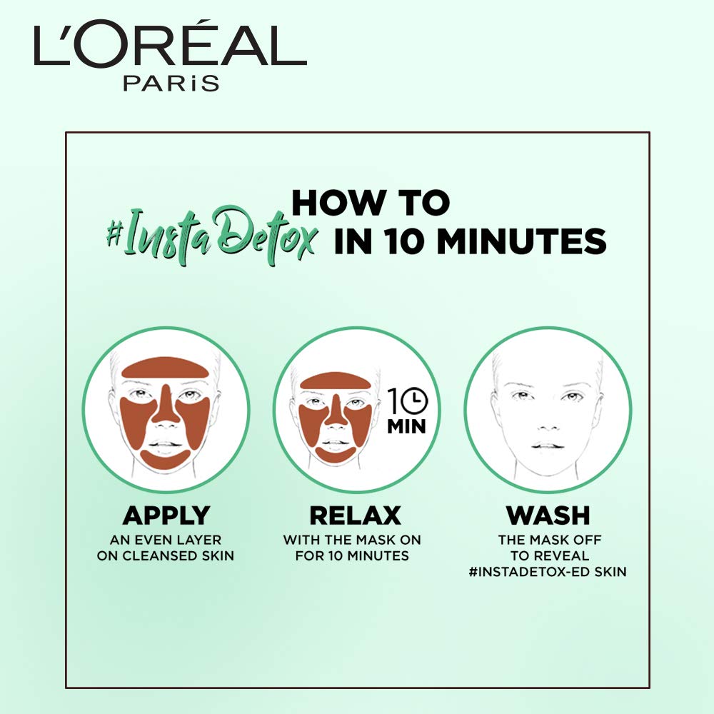 L'Oreal Paris Pure Clay Mask, Exfoliate & Refine Pores, 48ml – view 3