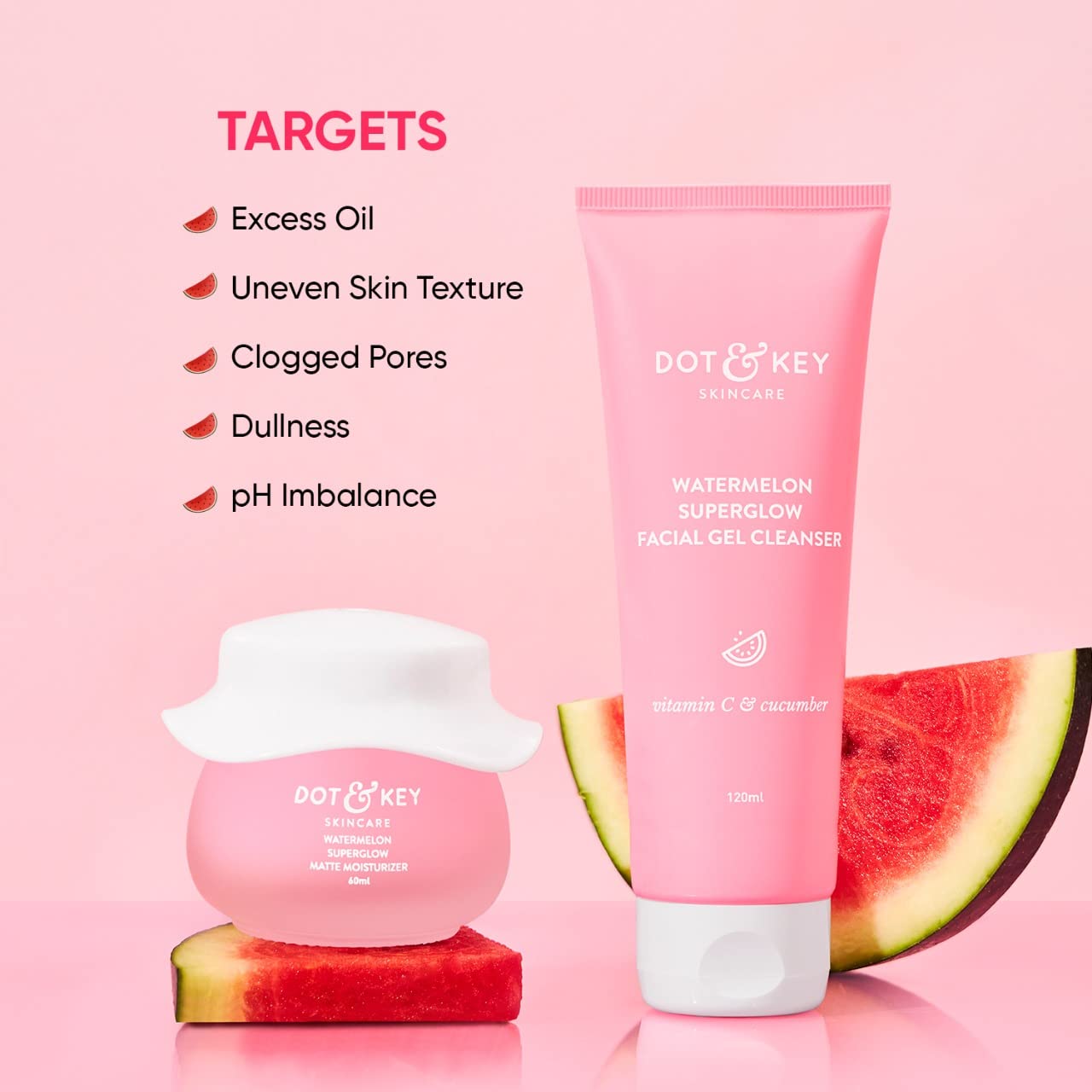 Dot & Key Watermelon SuperGlow Cleanser & Moisturizer Combo – view 3