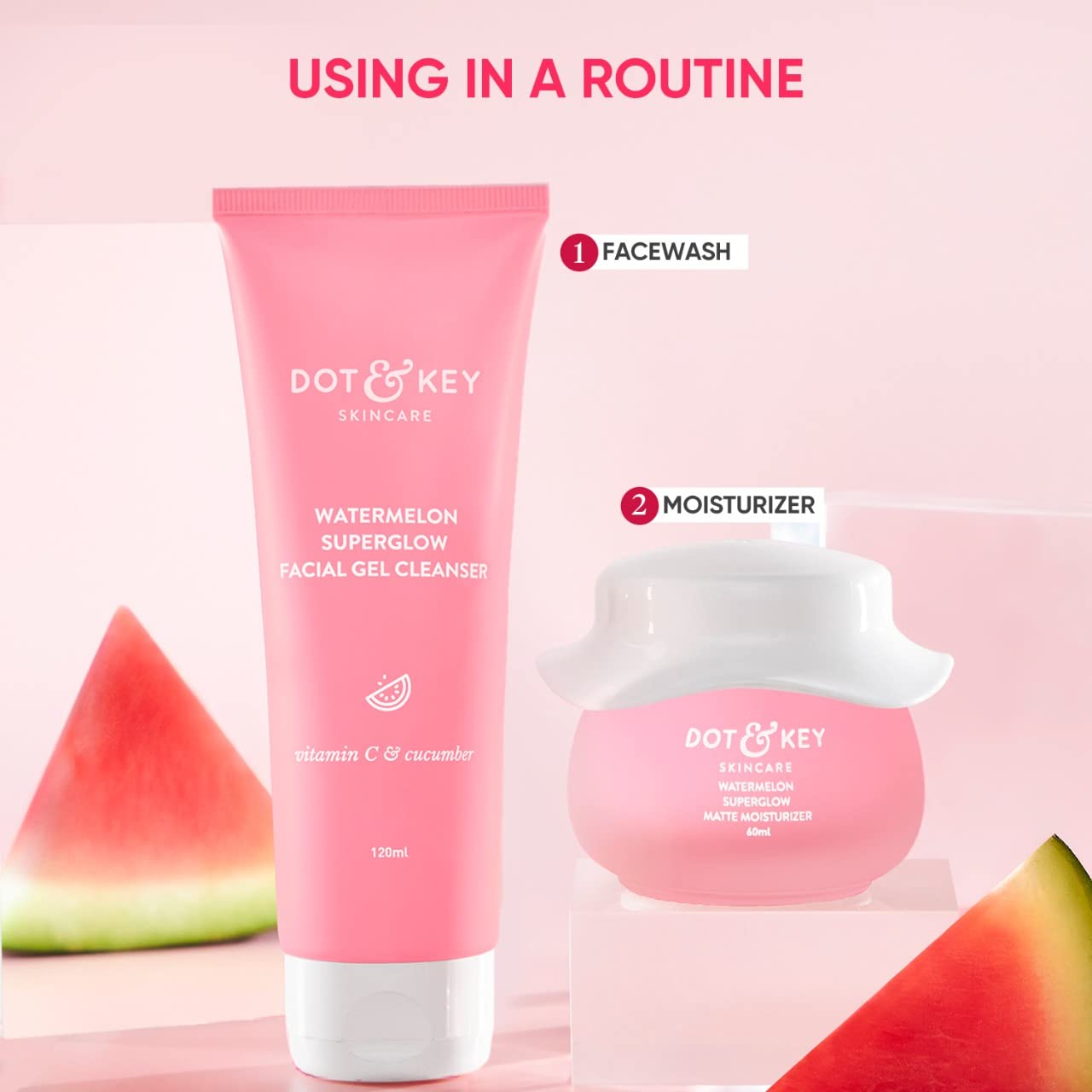 Dot & Key Watermelon SuperGlow Cleanser & Moisturizer Combo – view 5