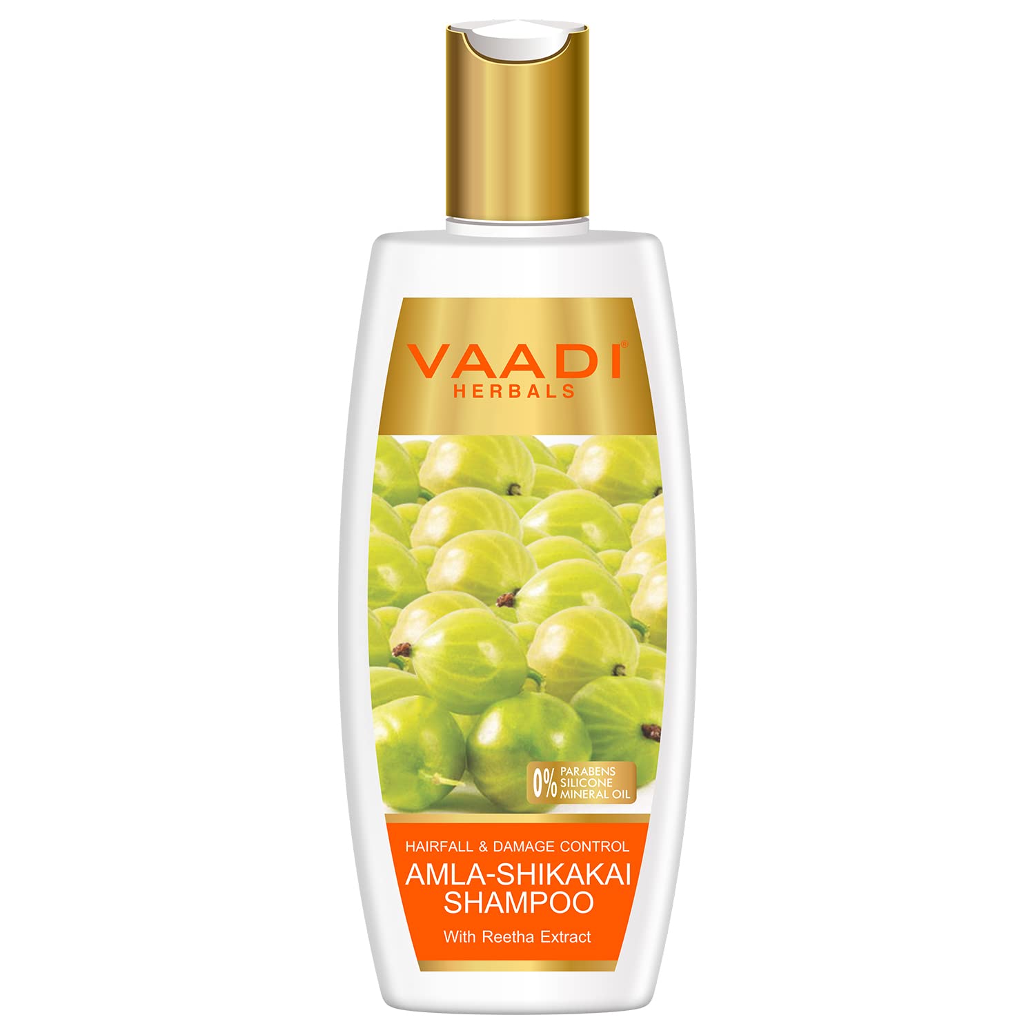 Vaadi Herbals shampoo bottle for hair fall and damage control