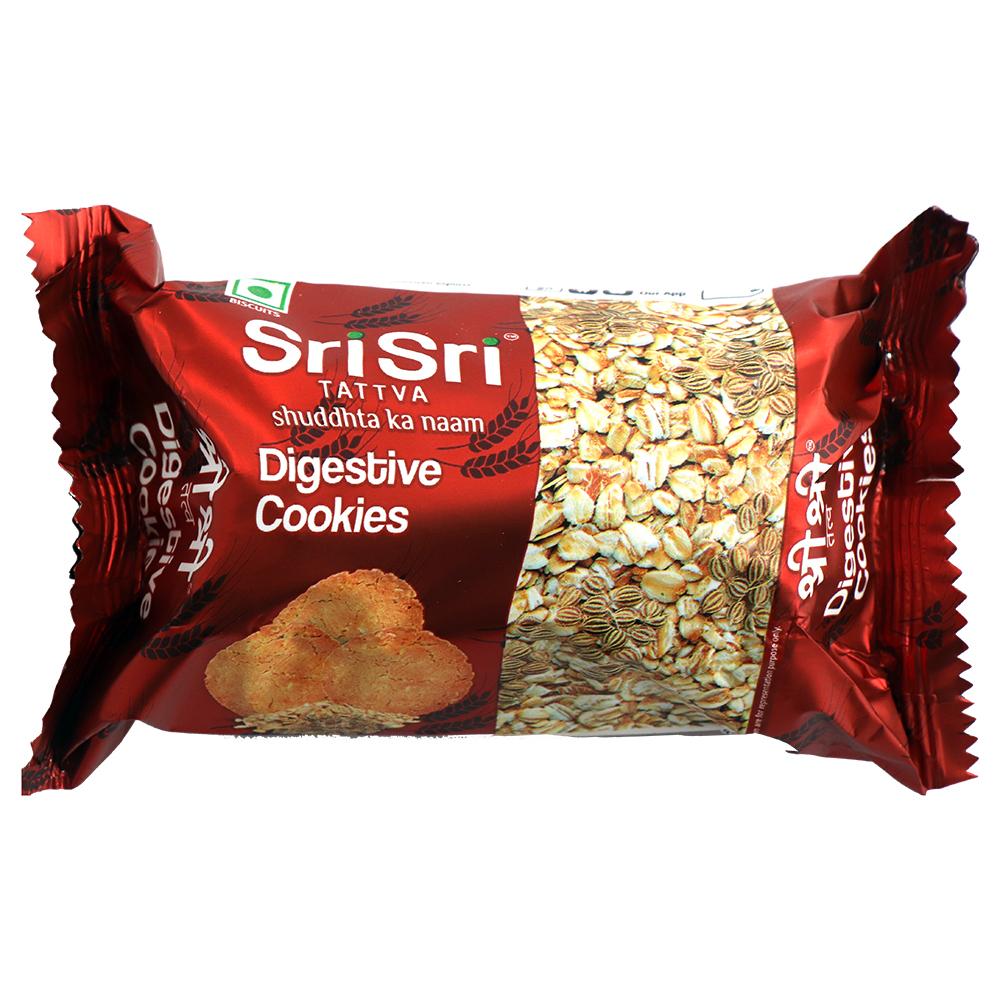Pack of Sri Sri Tattva digestive cookies 50 g snack