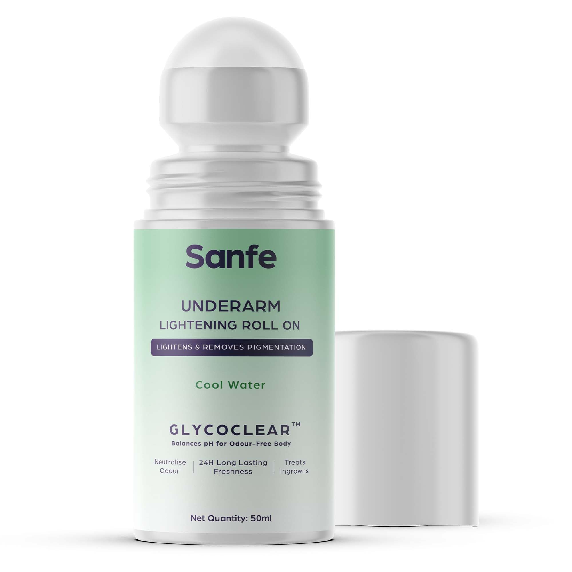 Sanfe Cool Waterlilly liquid roll on for underarm care