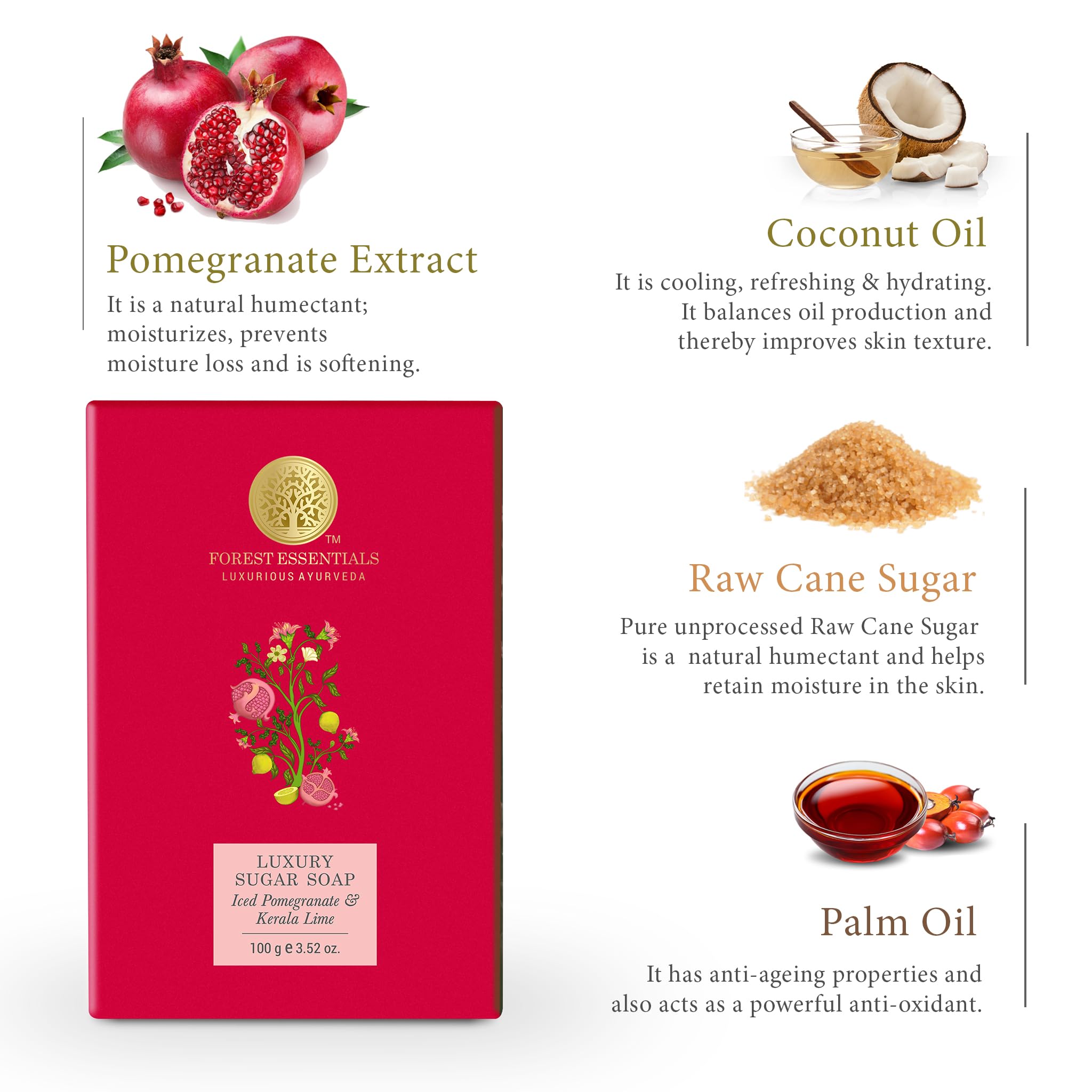 Forest Essentials Luxury Sugar Soap – view 4
