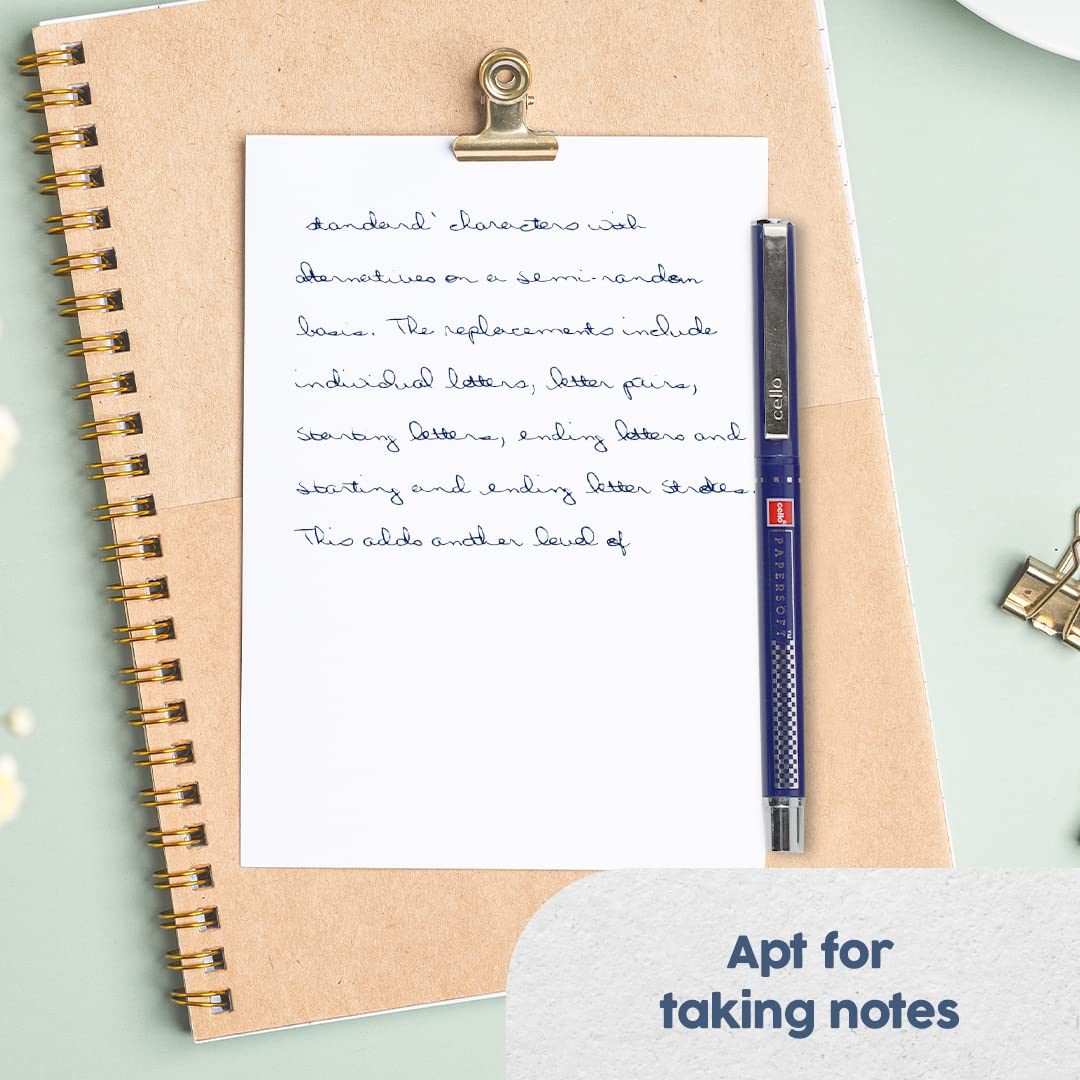 Cello Papersoft Ball Pen - (Blue) – view 5