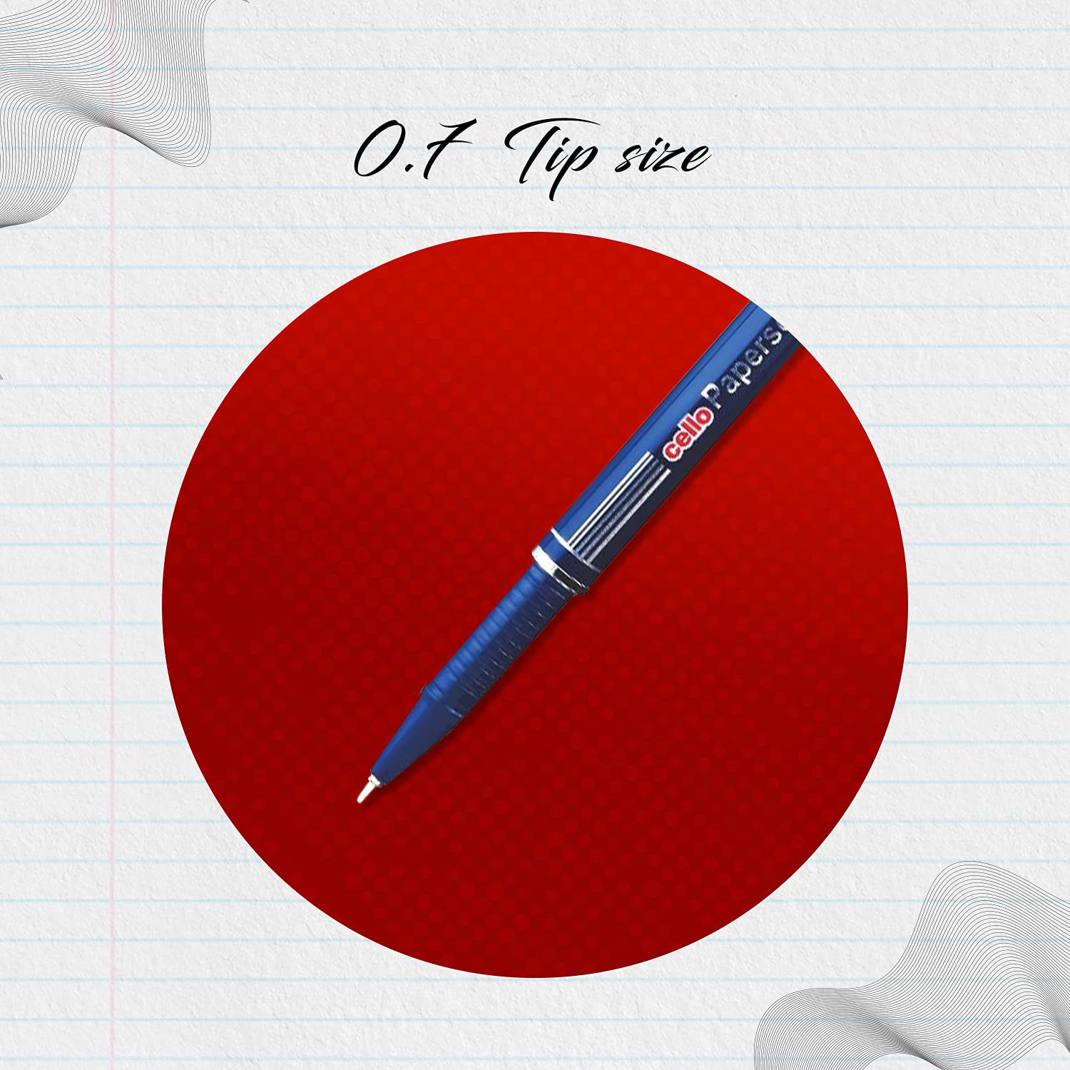 Cello Papersoft Ball Pen - (Blue) – view 7