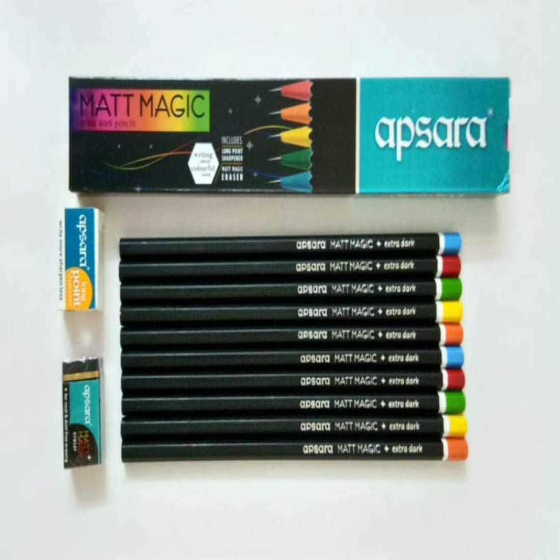 Apsara Matt Magic Extra Dark Pencil-Pack Of 20, Ink black – view 2