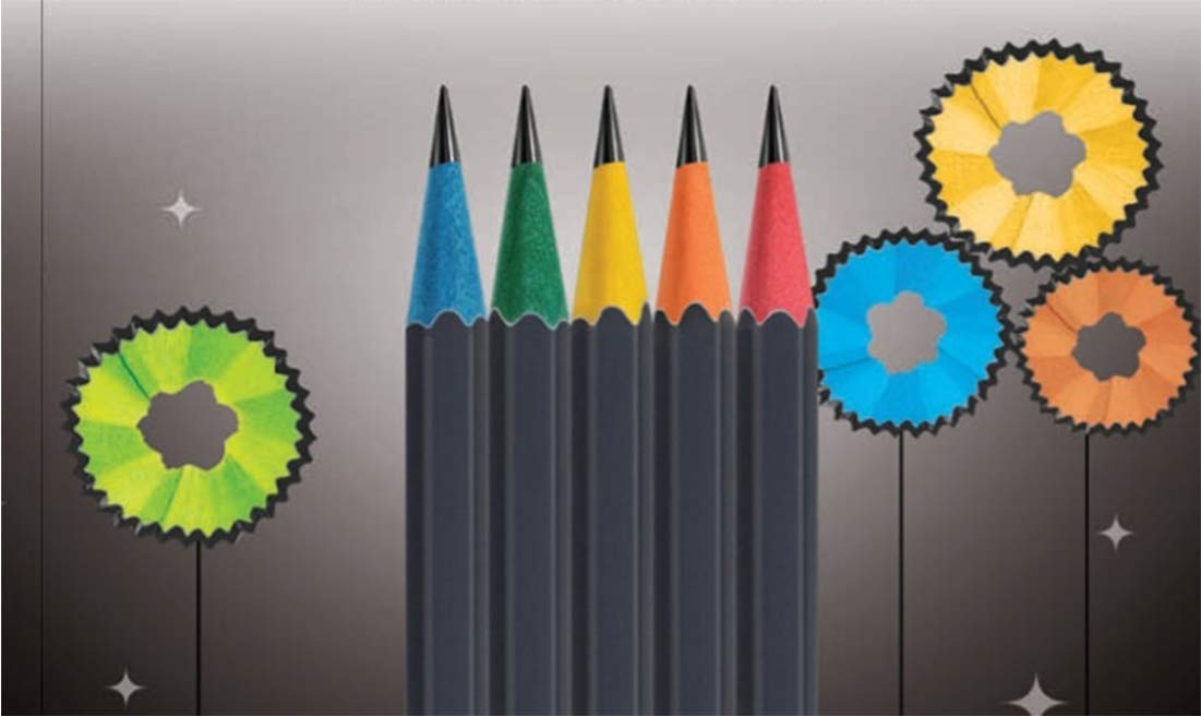 Apsara Matt Magic Extra Dark Pencil-Pack Of 20, Ink black – view 3