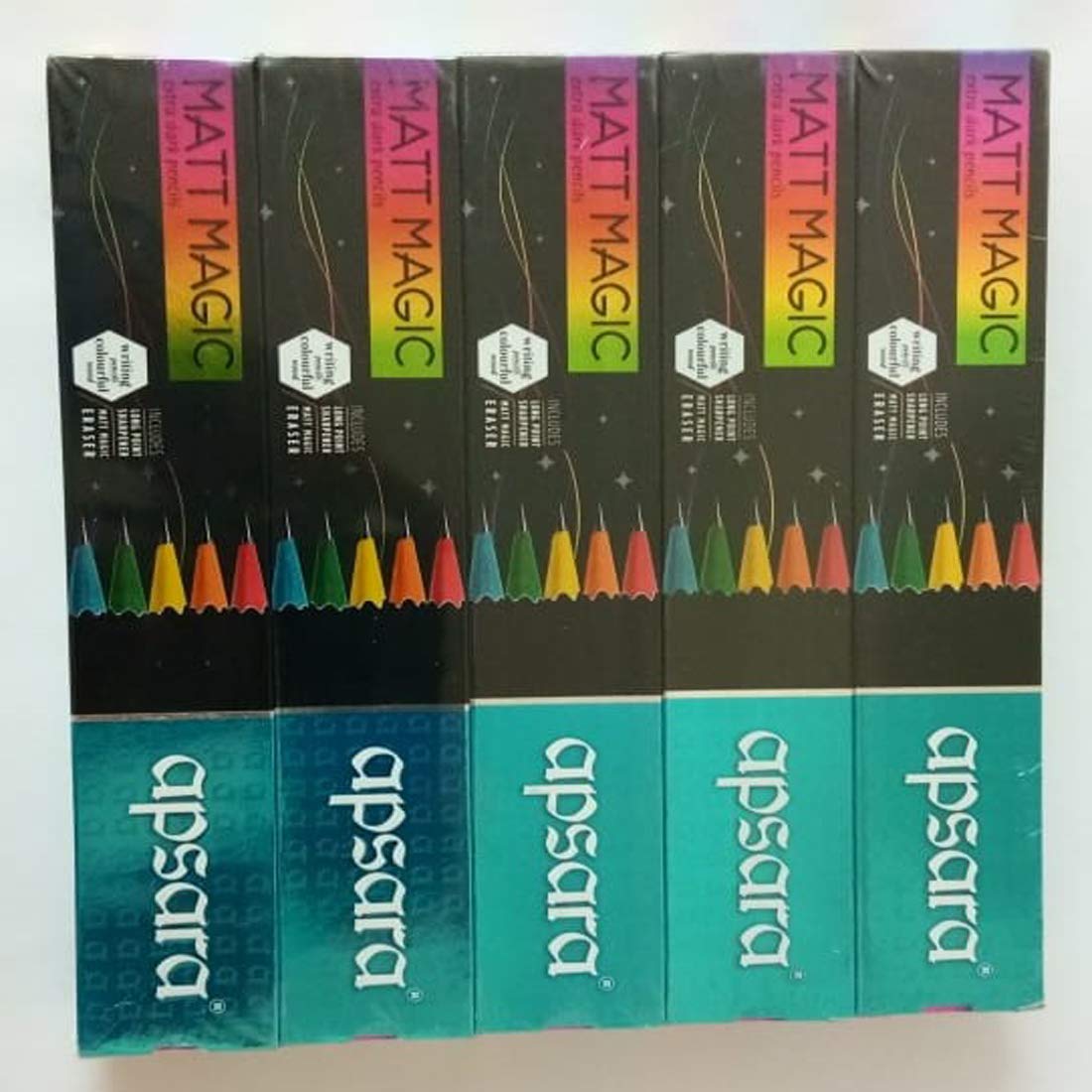 Apsara Matt Magic Extra Dark Pencil-Pack Of 20, Ink black – view 4
