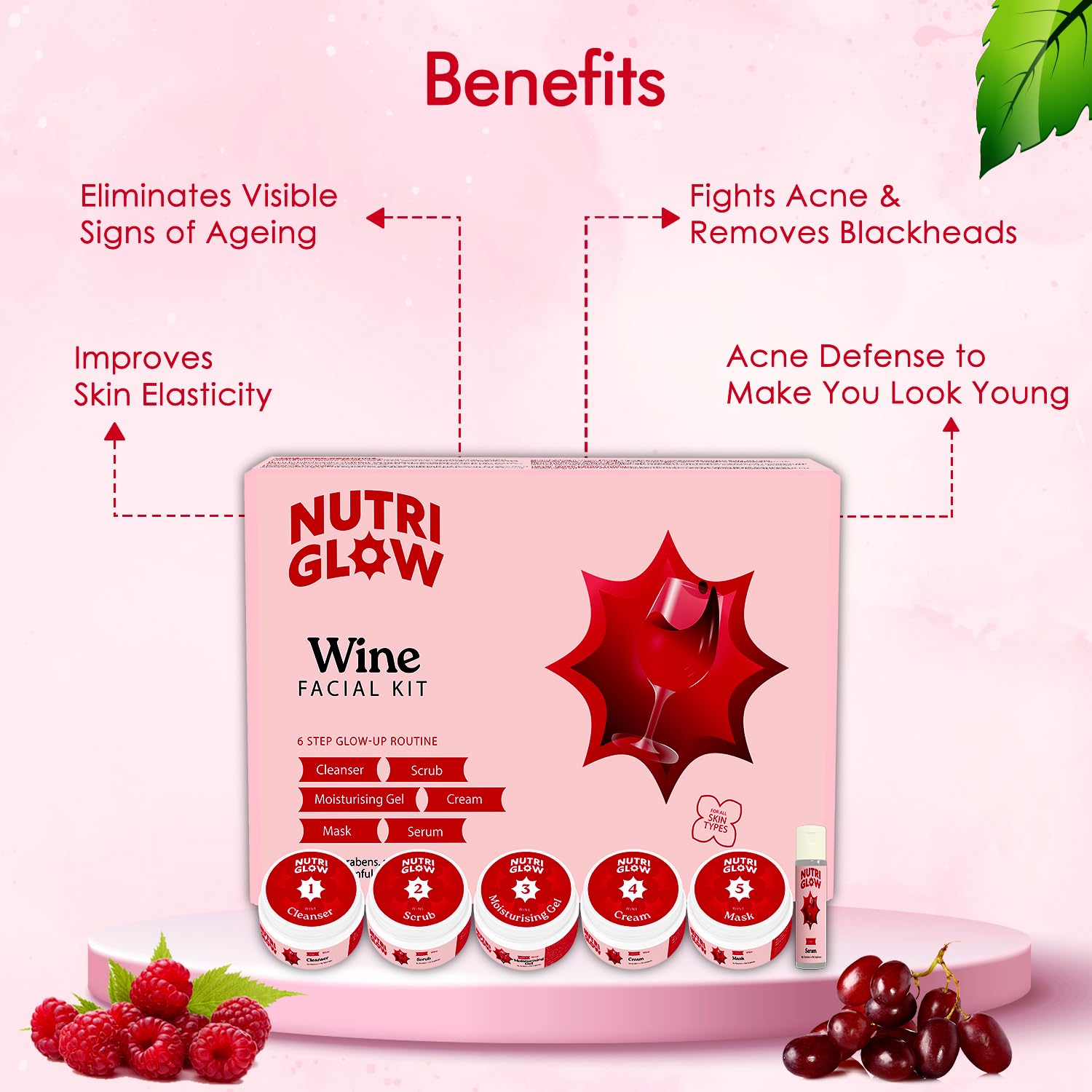NutriGlow Wine Facial Kit for Glowing Skin For Women – view 4