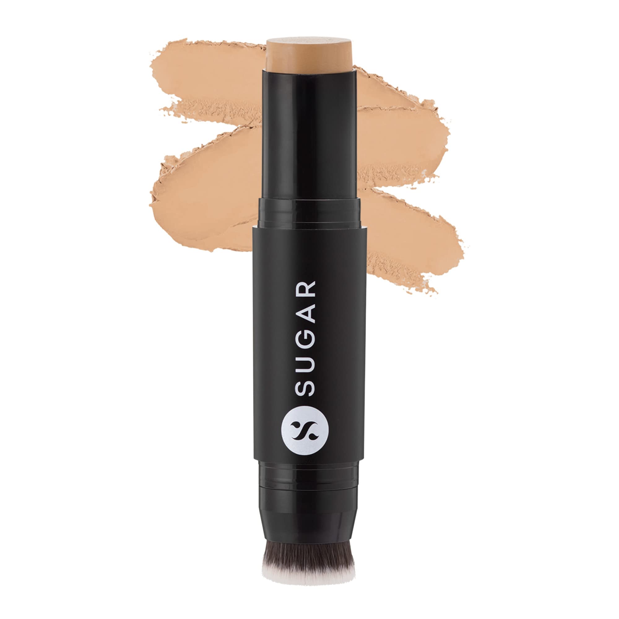 SUGAR Cosmetics foundation stick and in-built brush shade 40 Breve
