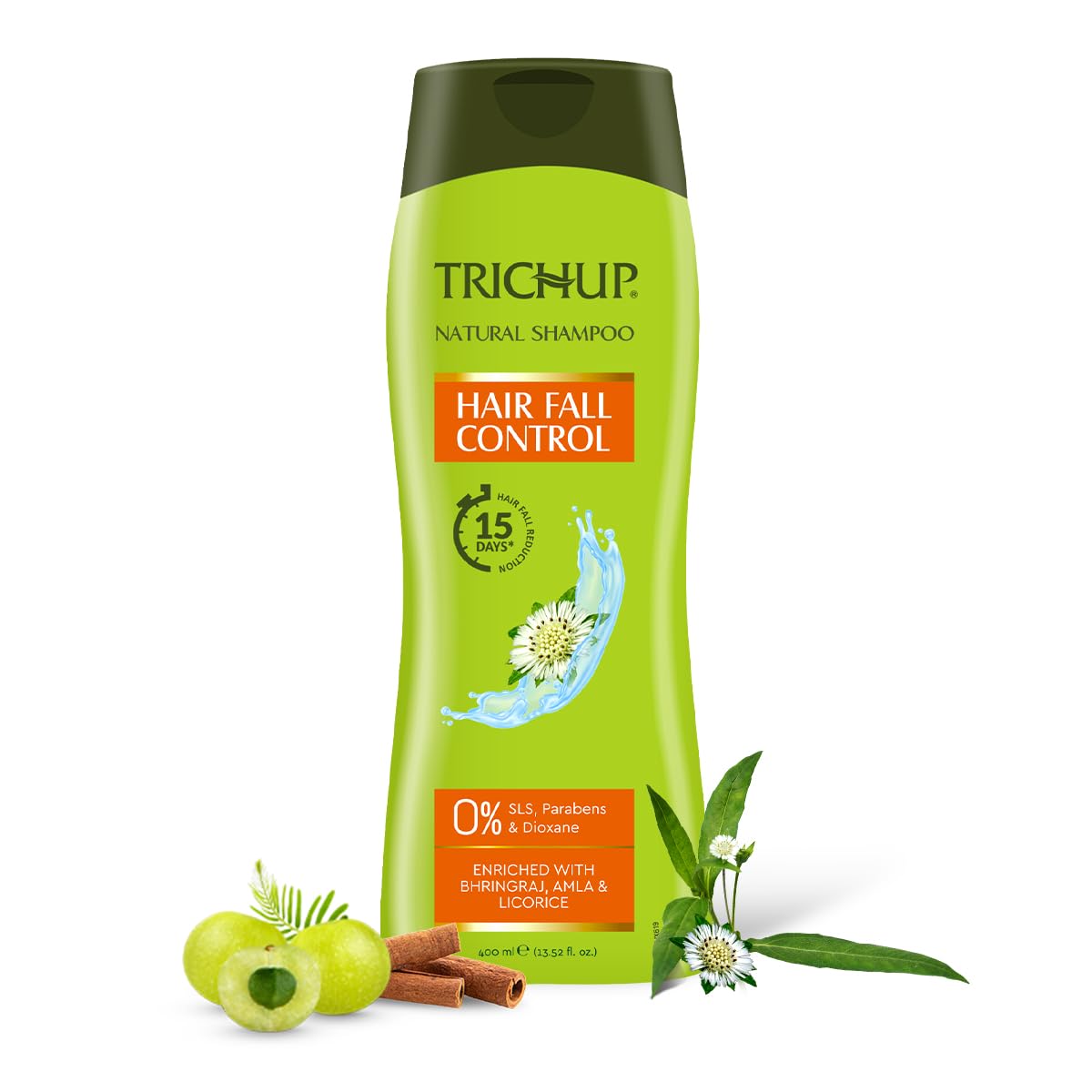Two Trichup rosemary-scented 400 ml shampoo bottles for hair fall