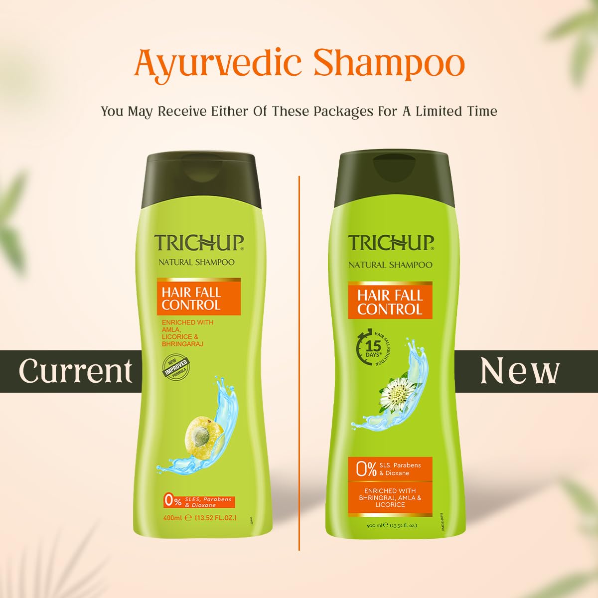 Trichup Hair Fall Control Herbal Hair Shampoo (400 ml) (Pack of 2) – view 5
