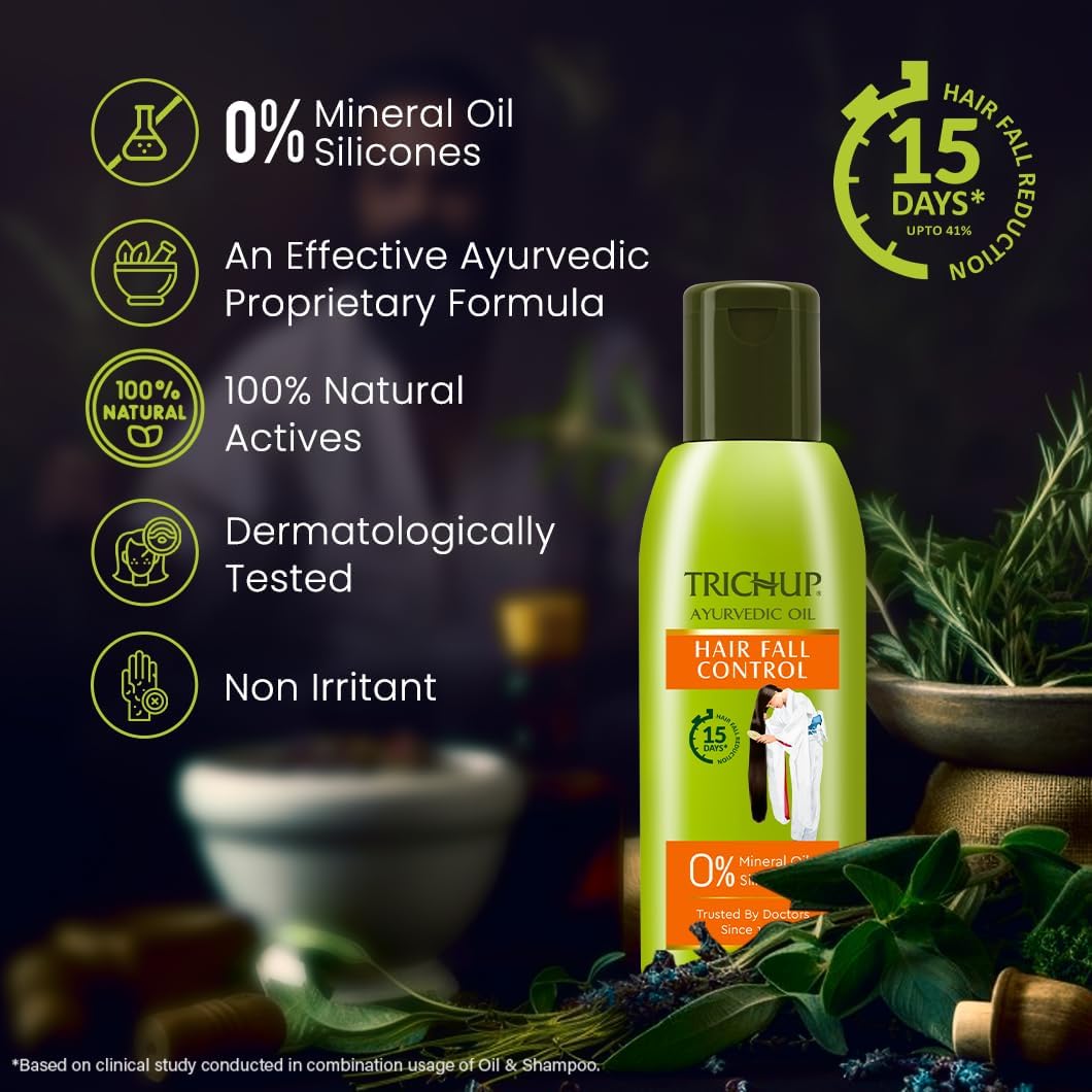 Trichup Ayurvedic Hair Fall Control Oil – view 4