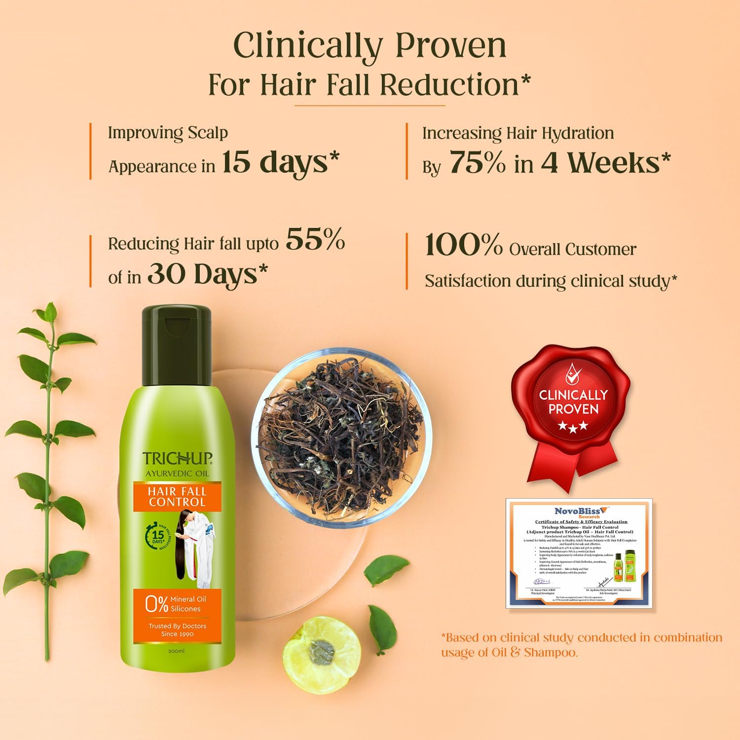Trichup Ayurvedic Hair Fall Control Oil – view 8