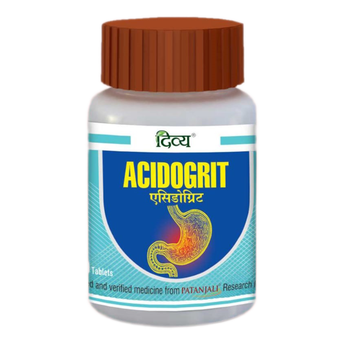 Patanjali Ayurved Divya Acidogrit Tablet 60 N package image