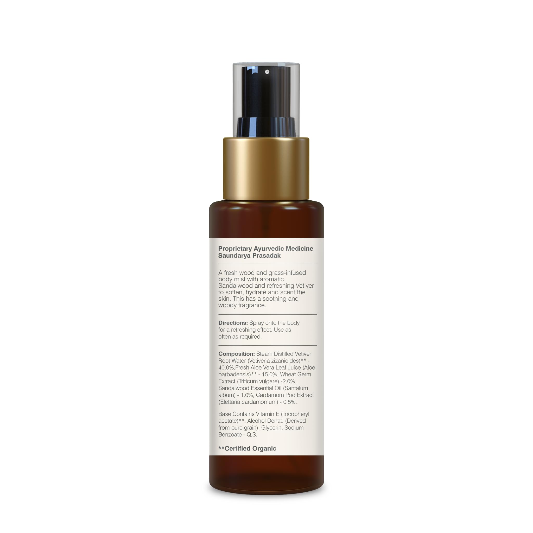 Forest Essentials Travel Size Body Mist Sandalwood & Vetiver – view 5