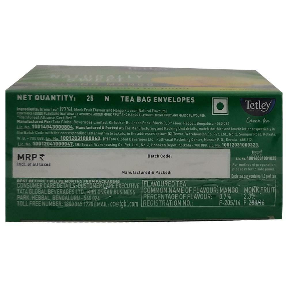 Tetley Green Reviving Mango Tea 25 Pcs – view 6