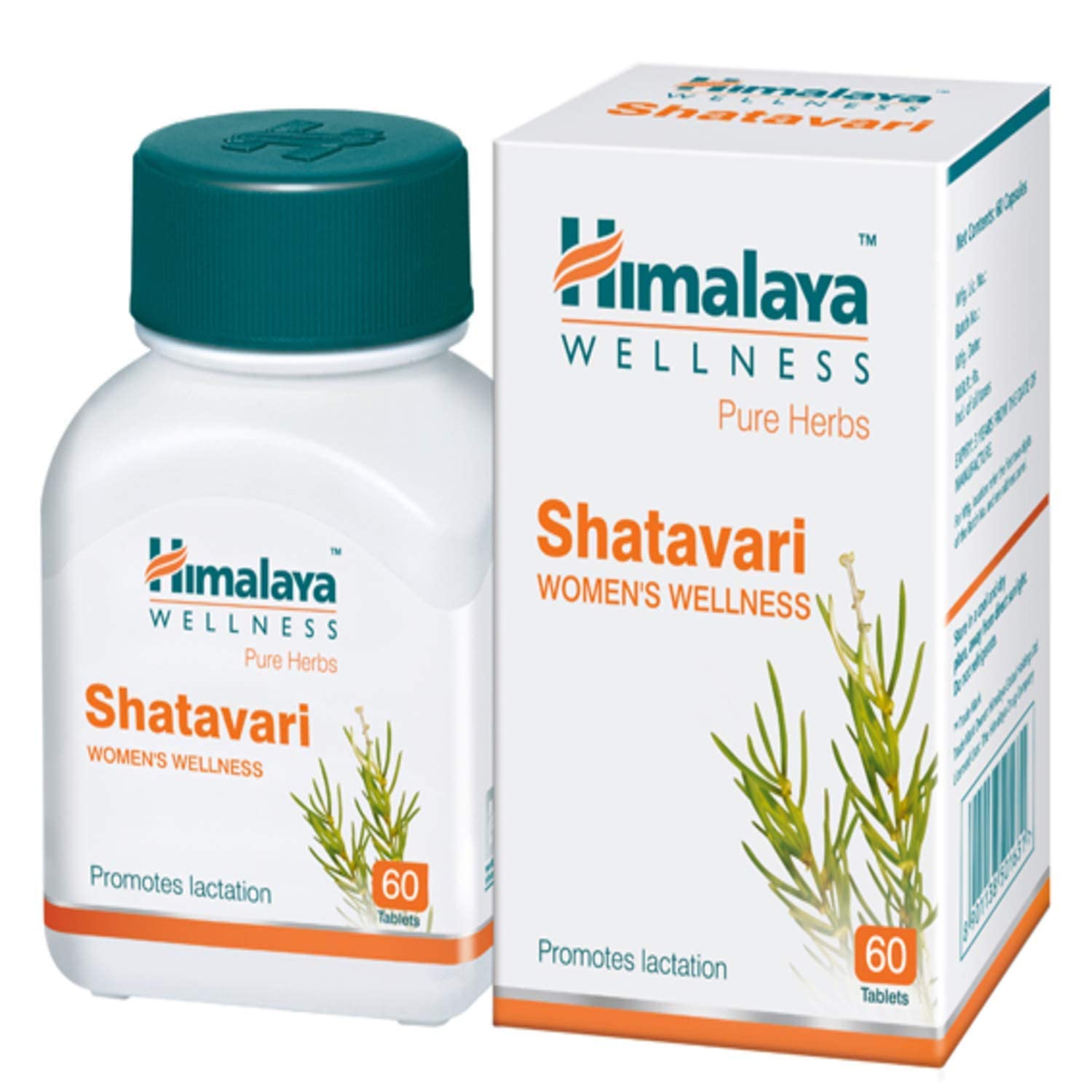 Himalaya Pure Herbs Shatavari 60 tablets bottle front