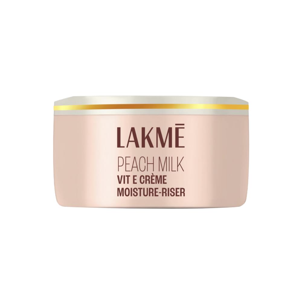 Lakme Peach Milk, Soft Creme Face Moisturizer, 100g, for Soft, Glowing Skin, with Vitamin E & Peach Milk Extract, 24Hr Moisture Lock, Lightweight, Non-Sticky, Non-Oily, All Skin Types – view 3