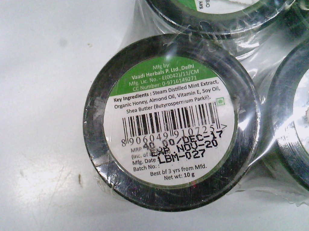 Vaadi Herbals Super Value Balm, Mint, 10gms x 8 – view 2