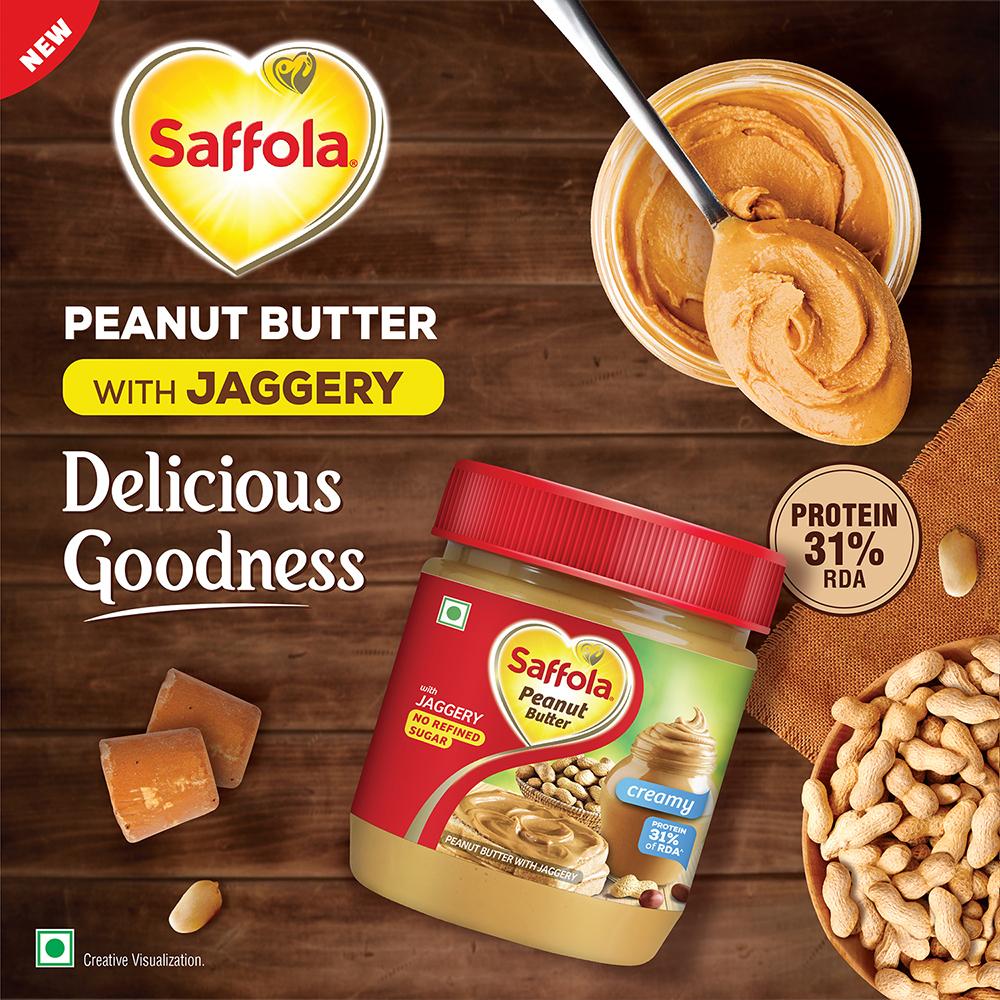 Saffola Creamy Peanut Butter With Jaggery 350 G – view 4