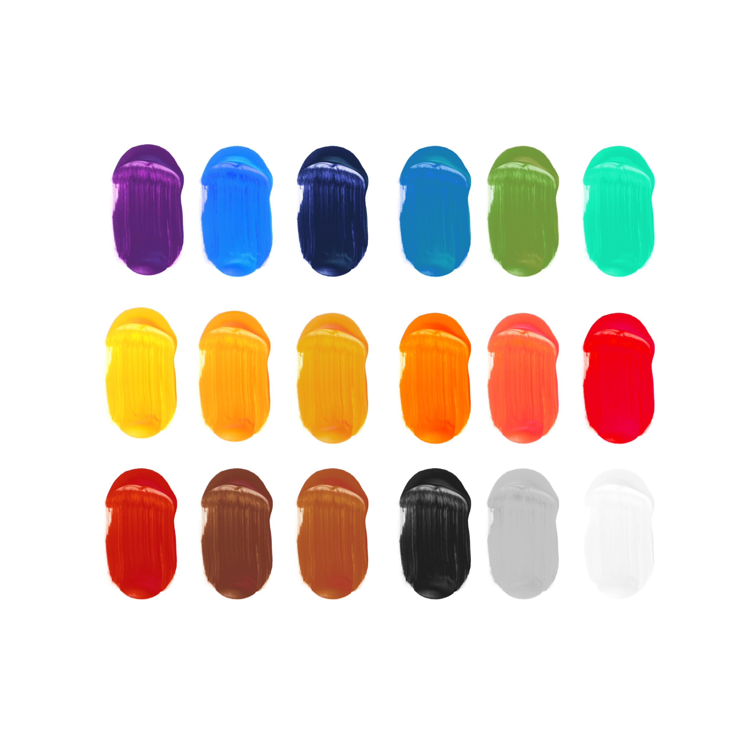 Camel Artist Acrylic colors - 18 Shades, 20ml, Multicolor (811191) – view 3