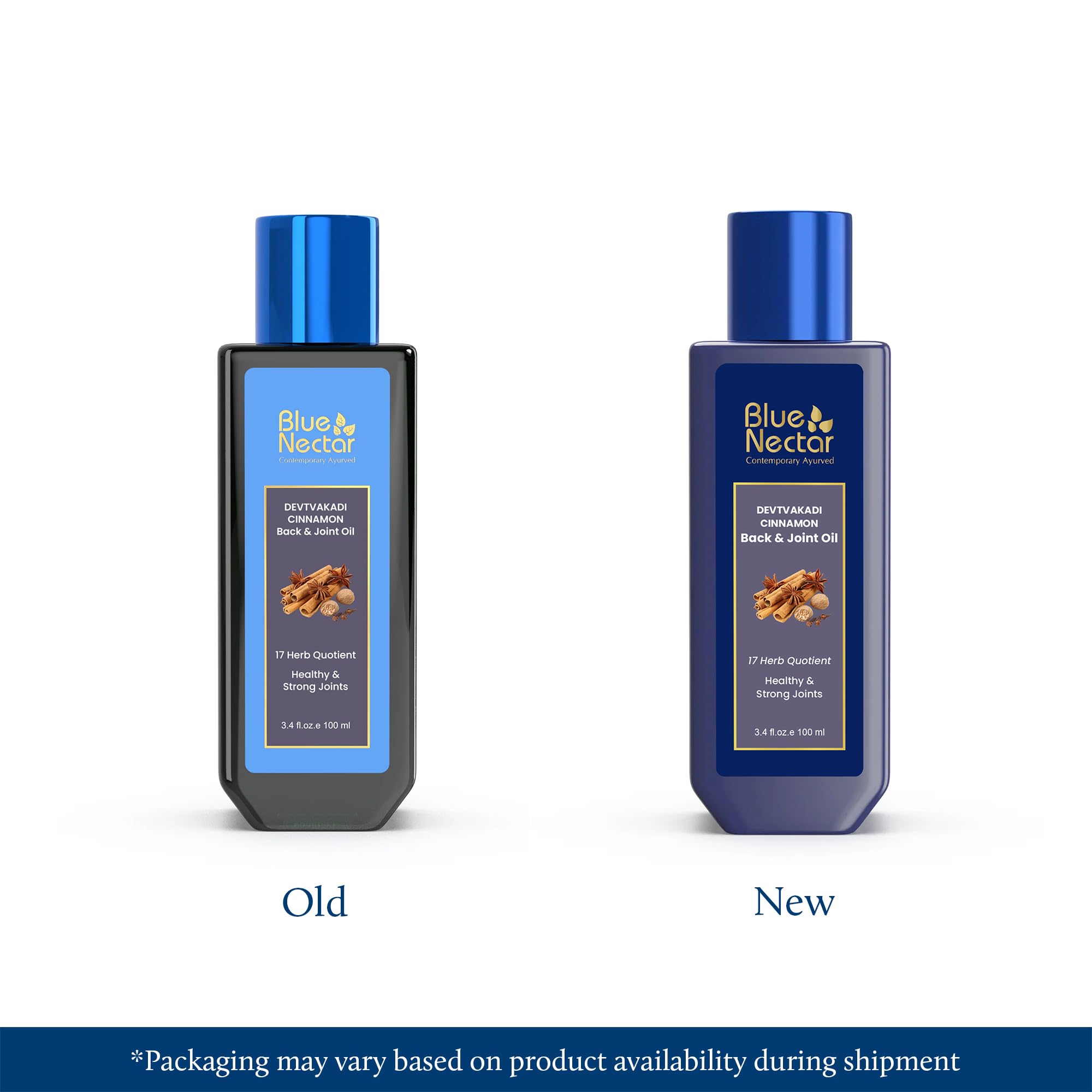 Blue Nectar Pain Relief Massage Oil with Natural Clove, Cinnamon & Mahanarayan Oils – view 2
