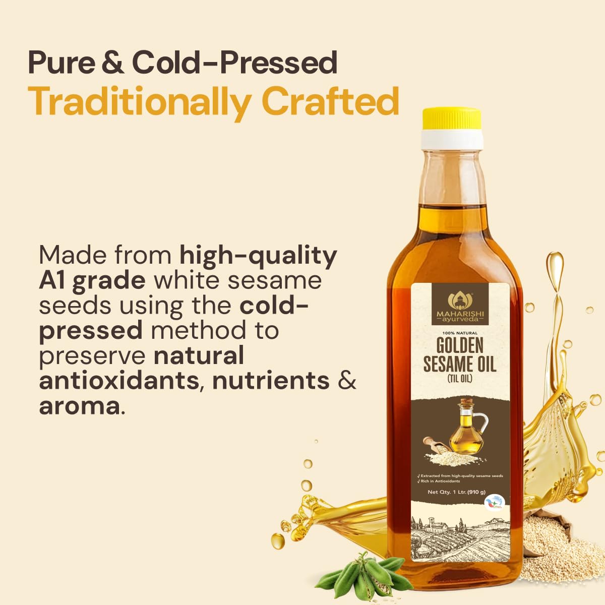 Maharishi Ayurveda Sesame Oil (Til Oil) – view 3