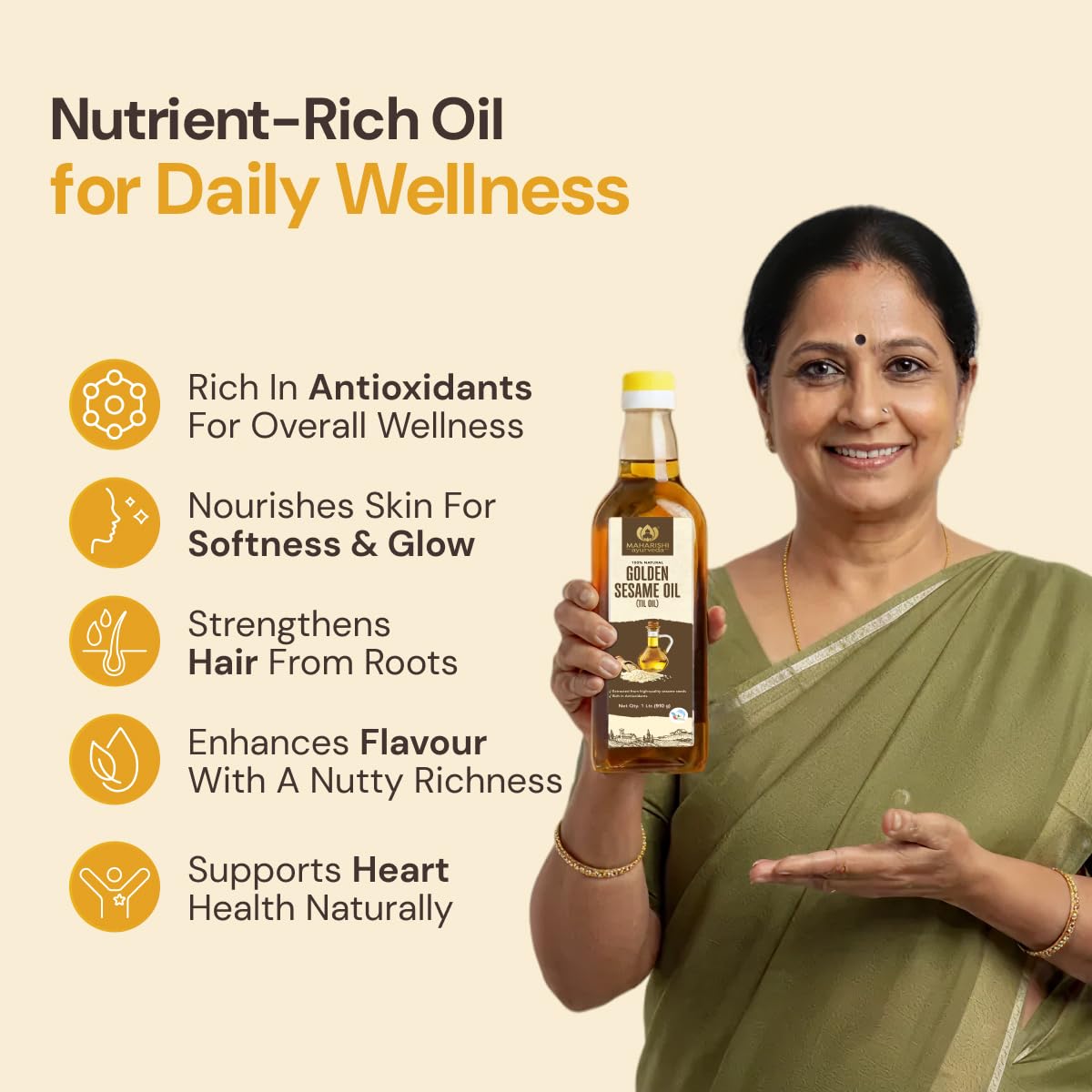 Maharishi Ayurveda Sesame Oil (Til Oil) – view 4