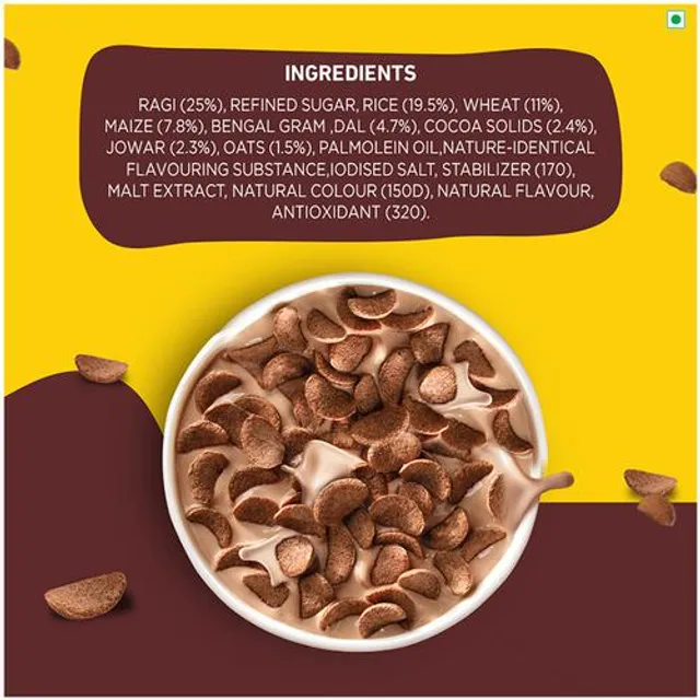 Tata Soulfull Ragi Bites - No Maida Choco, Healthy Breakfast, 375 g – view 3