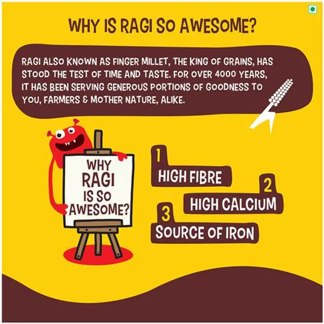 Tata Soulfull Ragi Bites - No Maida Choco, Healthy Breakfast, 375 g – view 5