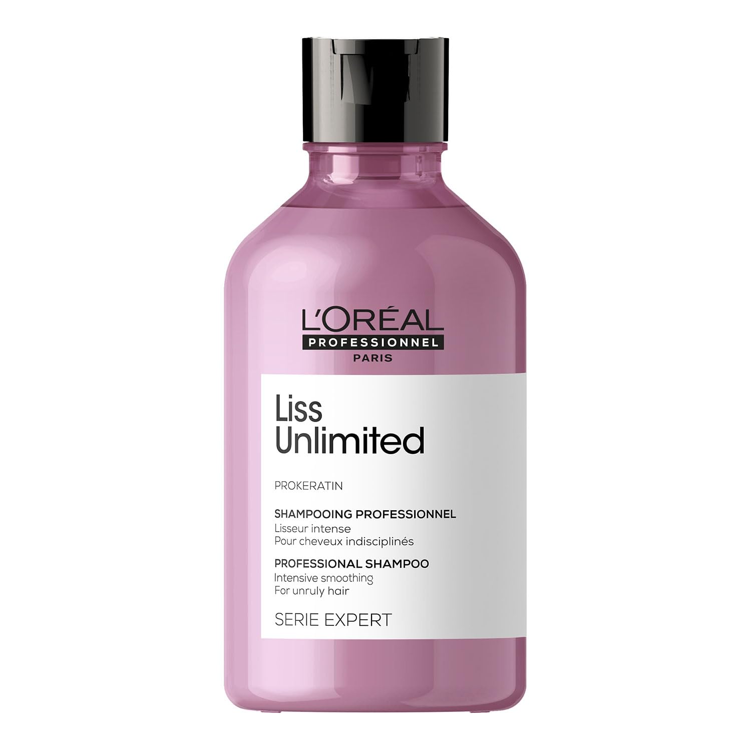 Liss Unlimited frizz control shampoo bottle in 300 ml size