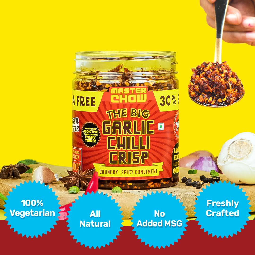 MasterChow Chilli Garlic Crisp (450gms) - 30% Extra – view 6