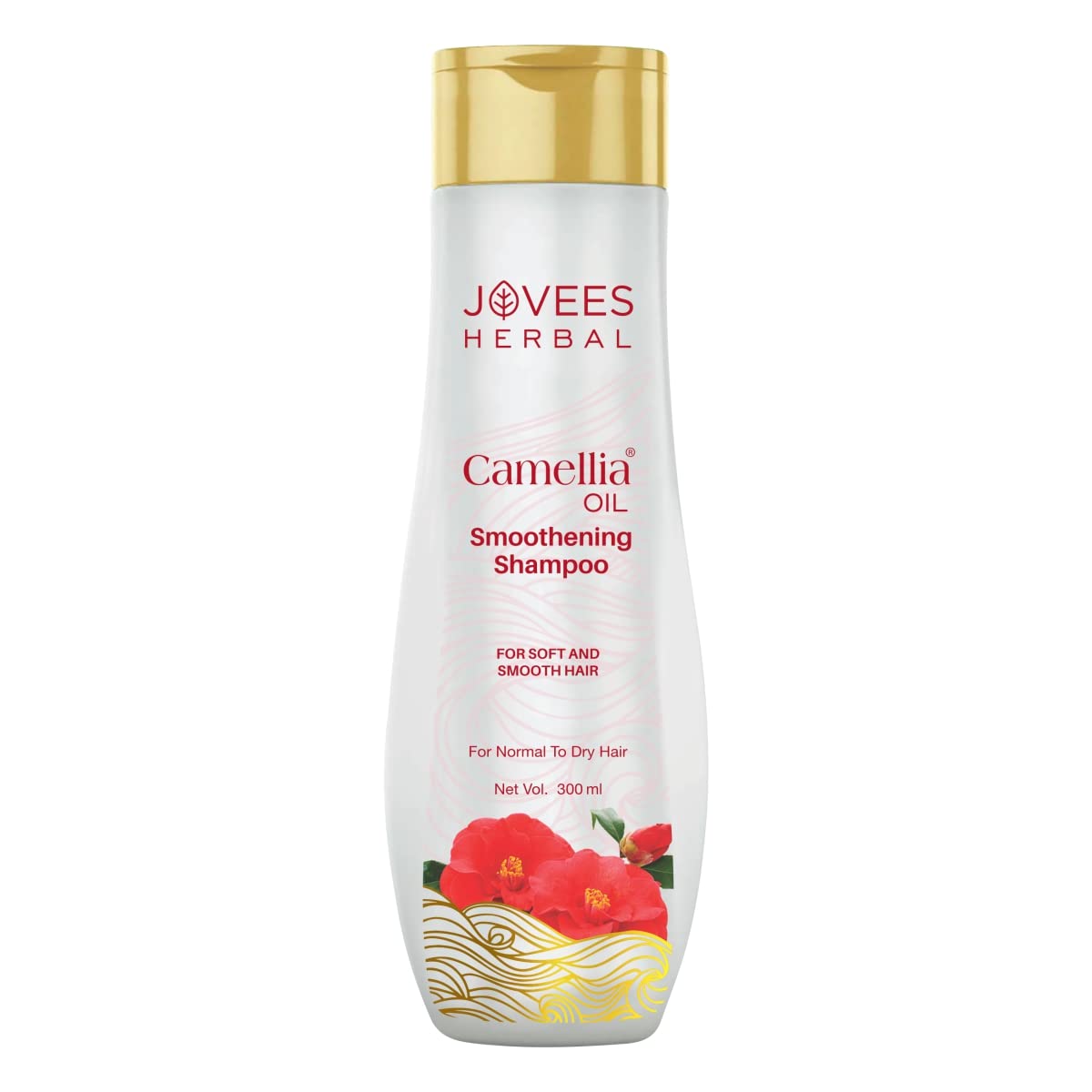 Jovees Camellia Oil Smoothening Shampoo bottle showing 300 ml pack