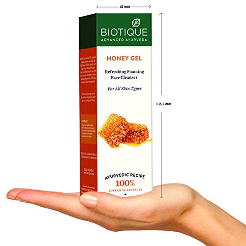 Biotique Honey Gel Soothe & Nourish Foaming Face Cleanser Foe All Skin Types, 120ml – view 4