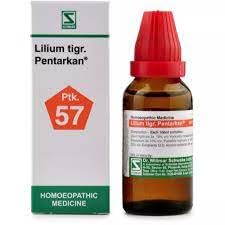 Dr. Willmar Schwabe India Lilium Tigr Pentarkan liquid bottle