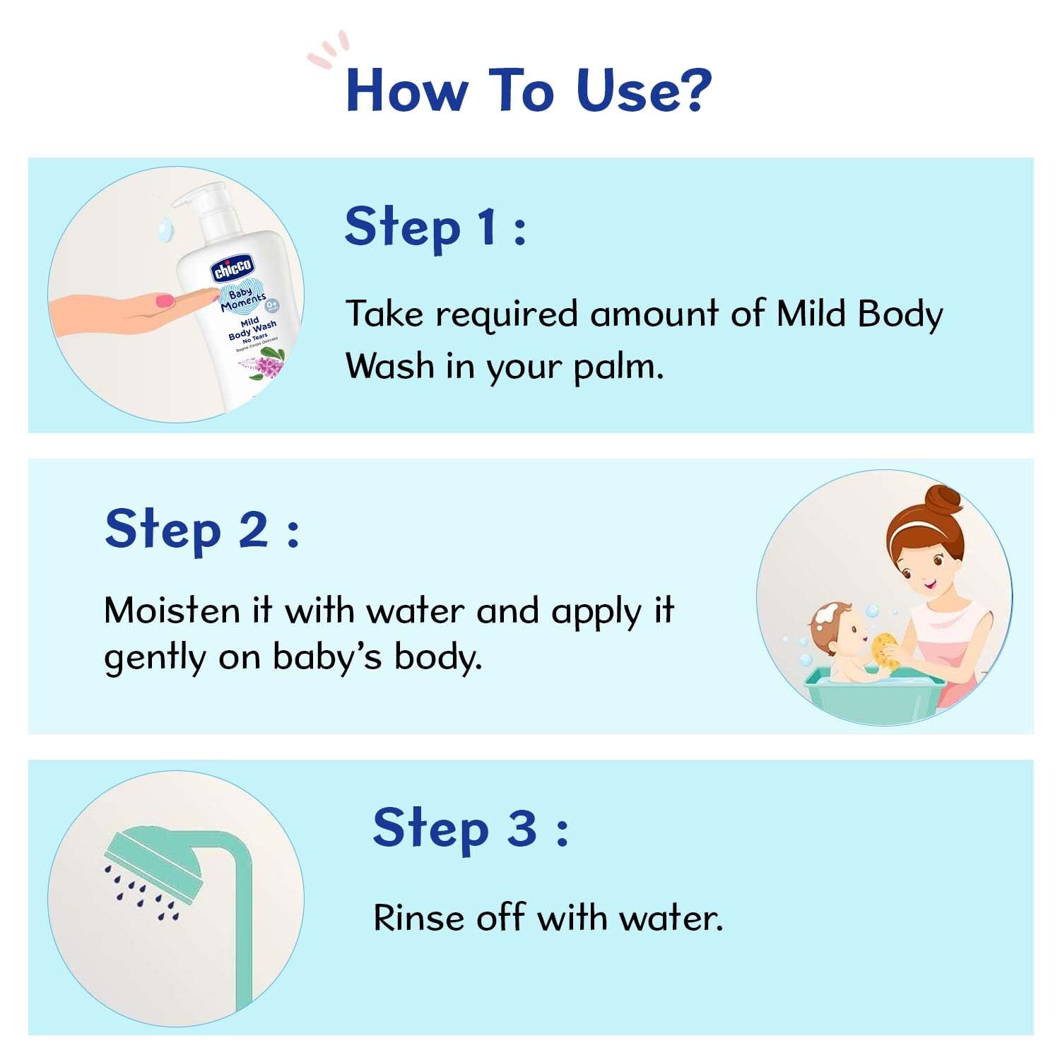Chicco Baby Moments Mild Body Wash Relax, New Advanced Formula with Natural Ingredients, No Tears & Soap-Free, Mild formula for Baby – view 8