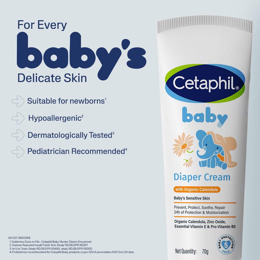 Cetaphil Baby Diaper Cream with Organic Calendula 70 gm – view 7