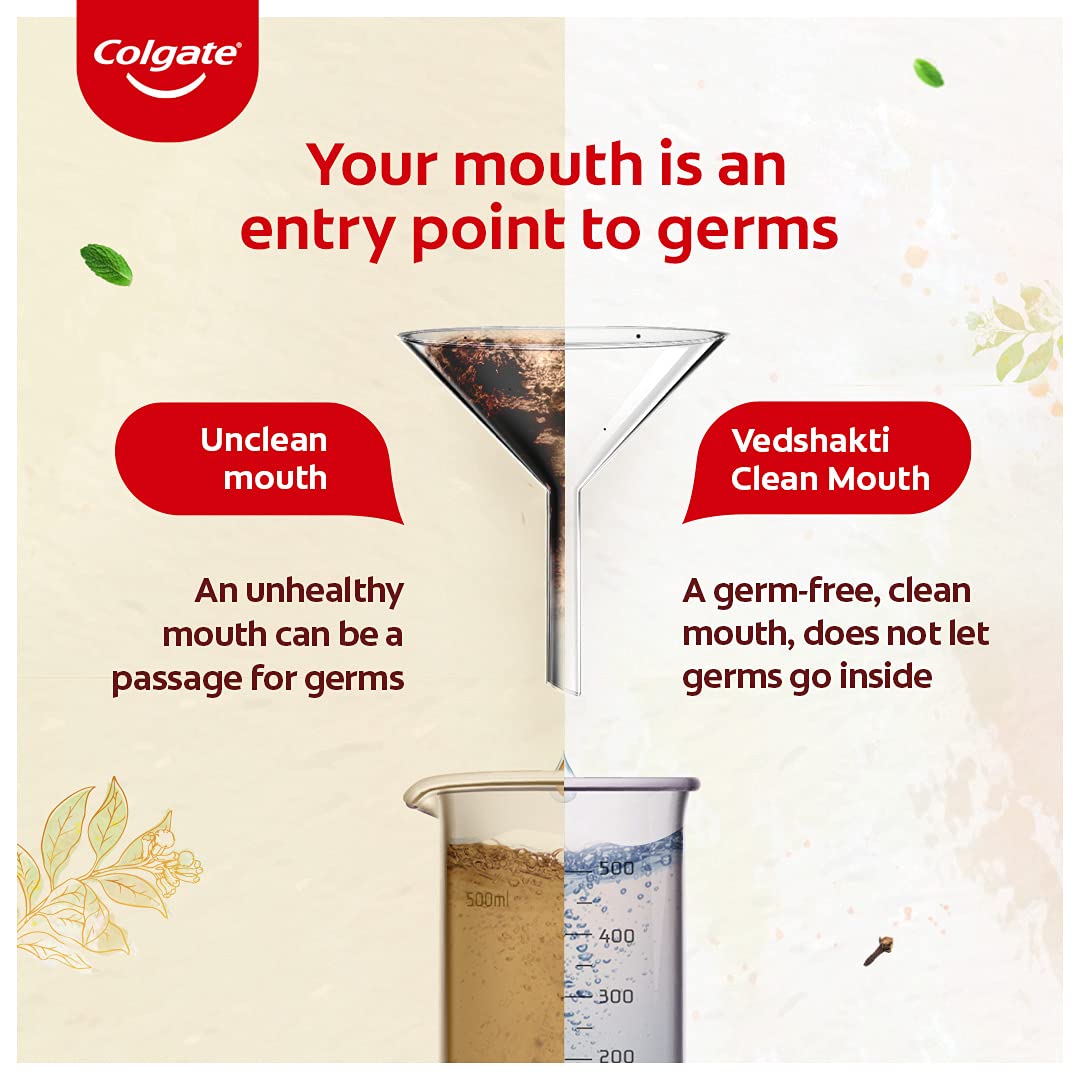 Colgate Gentle Enamel Ultra Soft Toothbrush - 4 Pcs (Buy 2 Get 2 Free) & Colgate Swarna Vedshakti Ayurvedic Toothpaste with anti-germ properties for whole mouth protection - 4 x 200gm – view 7